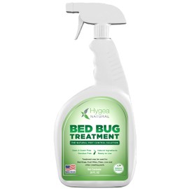 Hygea Natural Lice, Mite, and Bed Bug Natural Spray - Child & Pet Friendly - Immediate Results - Stain & Odor Free (24 Ounce)