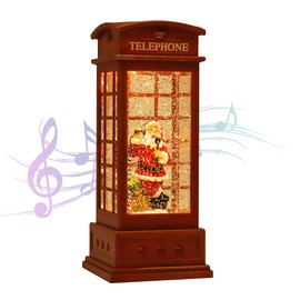 Christmas Lantern,Christmas Snow Globe,Christmas Decorations with Music,Christmas Day Gifts Used for Garden Decoration, House Decoration, Christmas Decorations Indoor (Old Man)