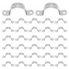 Mormchlots 32Pcs 32mm / 1-1/4" Stainless Steel U Bracket Pipe