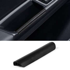 Rawsomes Interior Armrest Front Pull Door Handle Grab Trim Compatible with Ford Escape 2013-2019 Front Driver Left Side Interior Pull Handle Molding Trim Replace CJ5Z7822621BA (Black)