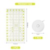 1 Acrylic Patchwork Ruler And 1 Portable Tape Measure, Measuring