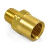 5/8-18 LH x 1/4 Male Pipe Tig Welding Water Fitting