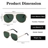 SORVINO Oversized Aviator Sunglasses for Women Men Trendy Retro Classic