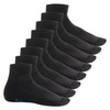 8 pairs of Sneak-iT! Short Socks With Terry Cloth Sole