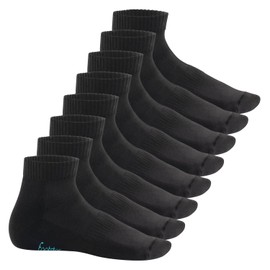 8 pairs of Sneak-iT! Short Socks With Terry Cloth Sole for Men and Women - 43-46