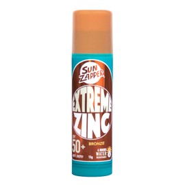 Sun Zapper Extreme Zinc Stick "Bronze" SPF 50+ | Protector Solar Mineral en Stick Mineral a base de zinc color BRONCE 15g |Alta protección solar UVA/U