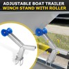Boat Trailer Winch Post with Roller Compatible with 3" W