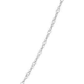 Bloom 0773-0024-0016-0000 Silver Screw Chain Necklace, 15.7 inches (40 cm)