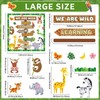 We are Wild About Learning Bulletin Board Set Jungle Animals