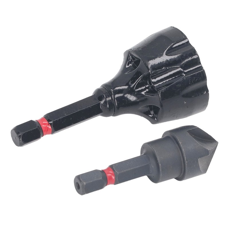 Deburring Chamfer Tool Set 1/4in Drill Bit Deburring External Chamfer