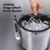 OXO 3107300 Steel Ice Bucket and Tongs Set