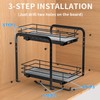 RCHYFEED Spice Organization for Cabinet, 2 Tier Pull Out Spice