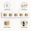 Wall Mounted Sunglasses Organizer for Eyewear Storage – Wooden Glasses