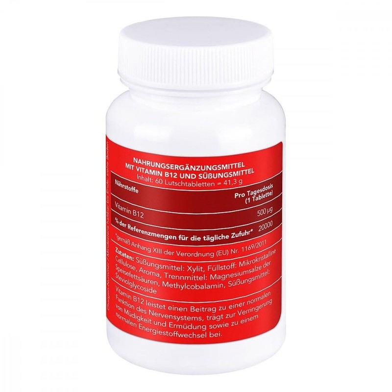 BjökoVit Vitamin B12 Lozenges, Pack of 60 Tablets
