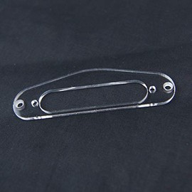 Guitar Pickup Mounting Ring Plate for Tele Neck Pickup, Clear Transparent (H04)