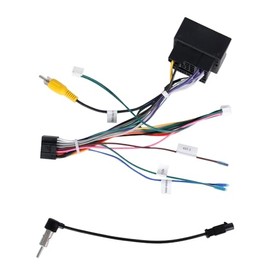 Radio Wiring Harness Cable,52 pin Wiring for Volkswagen Skoda Jetta Polo Tiguan Golf Touran Passat Power/Speaker Connector/Wire Harness for Aftermarket Stereo Installation