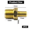 IUSOT 3 Pcs Tank Valve, Brass Tank Fill Valve, 1/4"