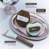 Choco Mint Trio Fishtail Brush and 2 Makeup Puffs