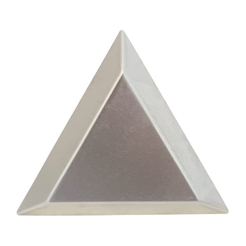 6 Pcs Bead Sorting Trays Triangle Aluminum