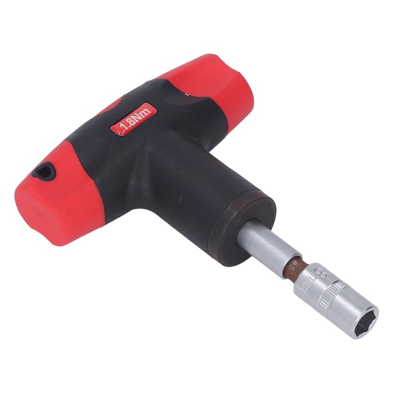 T Handle Wrench Fixed Torsion Chrome Vanadium Steel 1/4in Hex