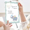 Mcduldul Cute Elephant Baby Shower Card, Sweet Baby Shower Thank
