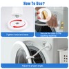 Front Loading Washing Machine Door Support White, 43mm Front Loading
