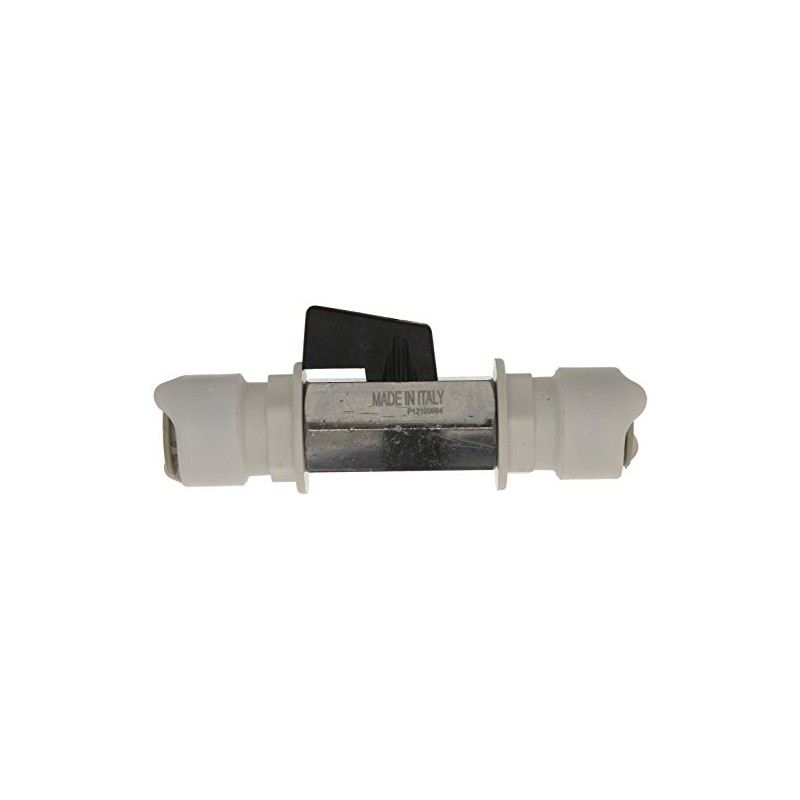 Whale In-Line Stem Shut-Off Valve - Black, 12 mm