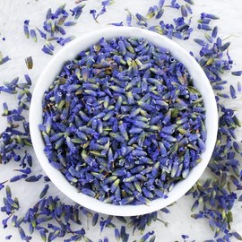 TEARELAE - Premium Dried Lavender Flowers - 5A Top Grade - 100% Natural Edible Flowers Culinary Dried Lavender Buds - for Baking, Tea, Soap, Bath Bombing, Candle and Sachets - 3oz/85g