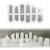 12 Pcs House Candle Mold, 3D Silicone House Molds, House