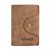 GERIINEER Women's Men's Leather Credit Card Holder – 20 Cards,