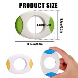 FKWKUW Pack of 3 Egg Cutter, Egg Lid Cutter, Egg Shell Opener for the Kitchen for Quick Cutting of the Tops of Boiled Eggs