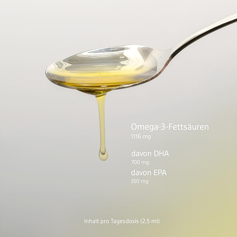Effective Nature Omega-3 Oil EPA & DHA, Vegan Algae Oil