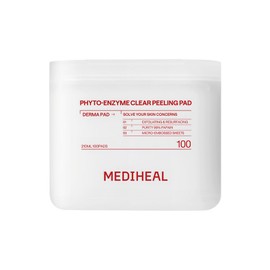 Mediheal Phytoenzyme Exfoliating Derma Pad 2nd Generation, 1 Pack, 100 Pads / 메디힐 피토엔자임 각질 필링 더마 패드 2세대, 1개, 100매입
