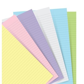 Filofax Notebook Pocket Refill Pastel Lined