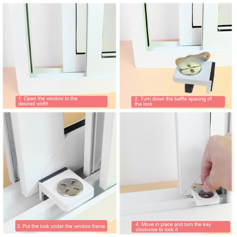 Window Limit Lock Professional Safety Prevents Theft Window Slider Limit