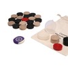 GICO Carrom 2104 Complete Set by Carrom Manufaktur, Tournament Extra