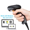 Bluehresy 2D Barcode Scanner USB Wired 1D 2D Datamatrix PDF417