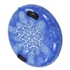 Snow Tube with Handle PVC 450lbs Load Bearing Blue White