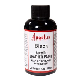 Angelus Acrylic Leather Paint, 118 ml - Black - 118