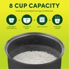 8-Cup Digital Rice Cooker & Food Steamer With Nonstick Ceramic