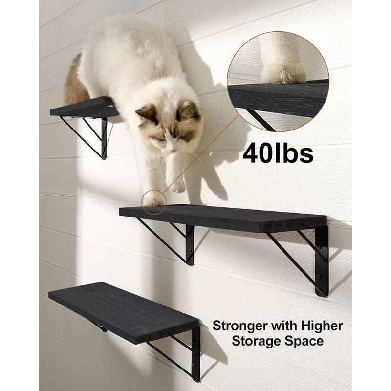 BAYKA Wall Shelves for Bedroom Decor, Floating Wall Shelves for