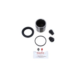 Bigg Red - Front Left or Right Brake Caliper Repair Seal Kit and Piston - Compatible with 2 2014-2020
