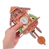 Levemolo Wall Hanging Cuckoo Clock Modern Silent for Home Office