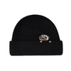 Weuiean GOZZ-95 Dog Embroidered Knit Hat, Ribbed Knit Cap, Men's,