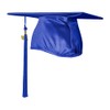 Endea Graduation Shiny Cap & Tassel (Royal Blue, 2022)