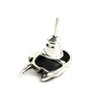 Fox Hannya Demon Face 925 Silver Earrings, Orientalvibrations Oriental Vibrations,