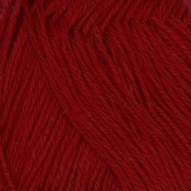 JubileeYarn Baby Soft Bamboo Cotton Yarn - 50g/Skein - Red Hot Red - 4 Skeins