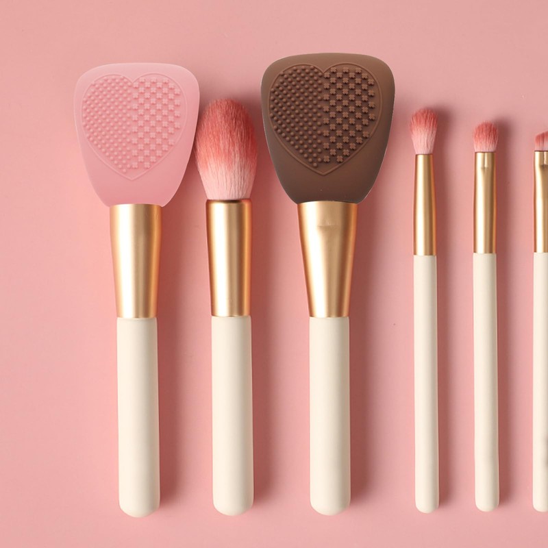 4Pcs Reusable Makeup Brush Covers Soft Flexible Makeup Brush Protector