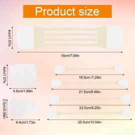 Sinbana 8pcs Neck and Face Lift Tape, Lifting and Tightening Invisible Tape Strips with 40pcs Replacement Patches Instant Firming Skin for Double Chin Women Lifting Saggy Skin