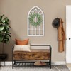 Sintosin Large Farmhouse Arched Window Frame Wall Decor 44 X